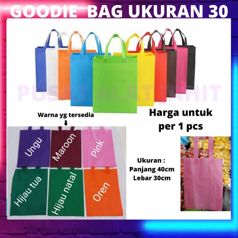 

Goodie Bag Ukuran 30 per pcs