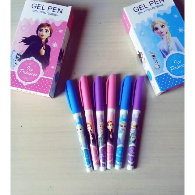 

Pulpen Gel Pen Karakter Frozen
