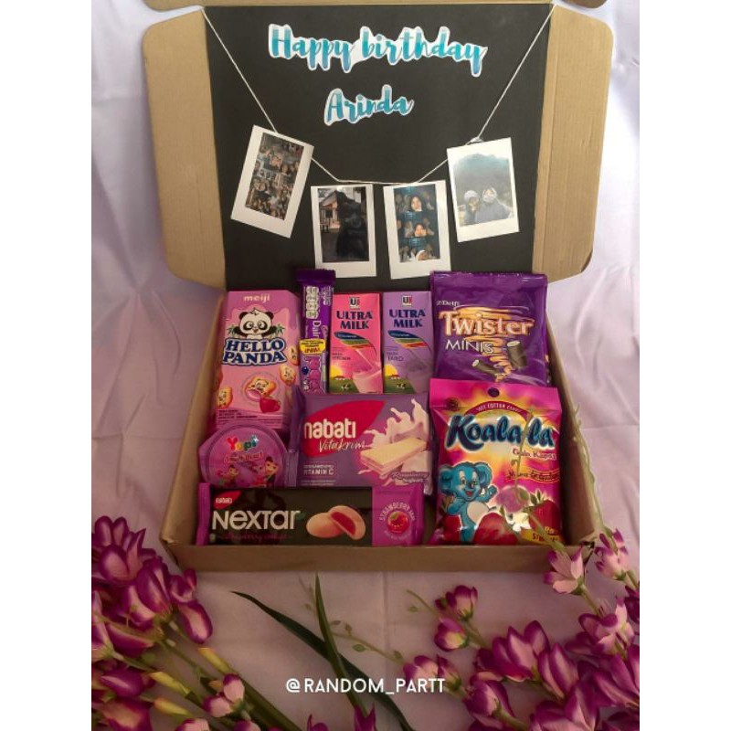 

Snack box (Purple set)