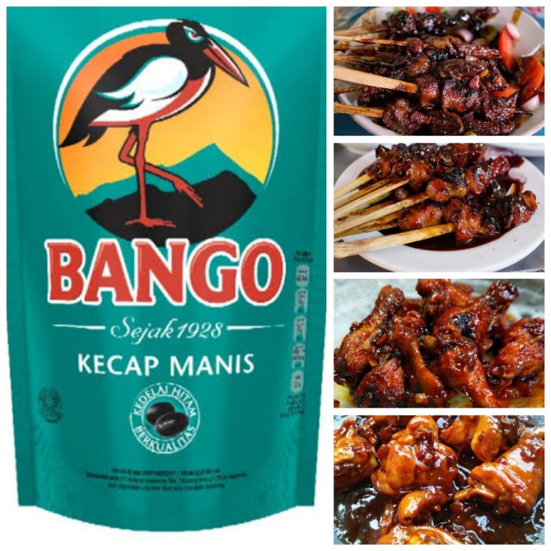 

BANGO KECAP MANIS 520 ML soy sauce, kecap manis pouch,KEBUTUHAN MEMASAK, BUMBU MASAK