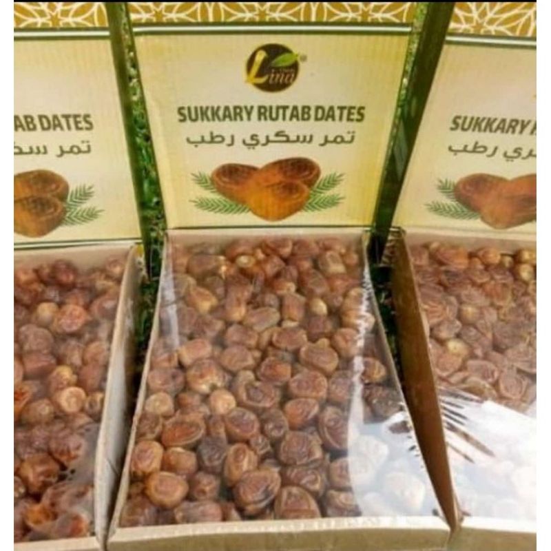

Kurma Sukari Rutab Lina Dates || Kurma Fresh Sukari Grade A Premium