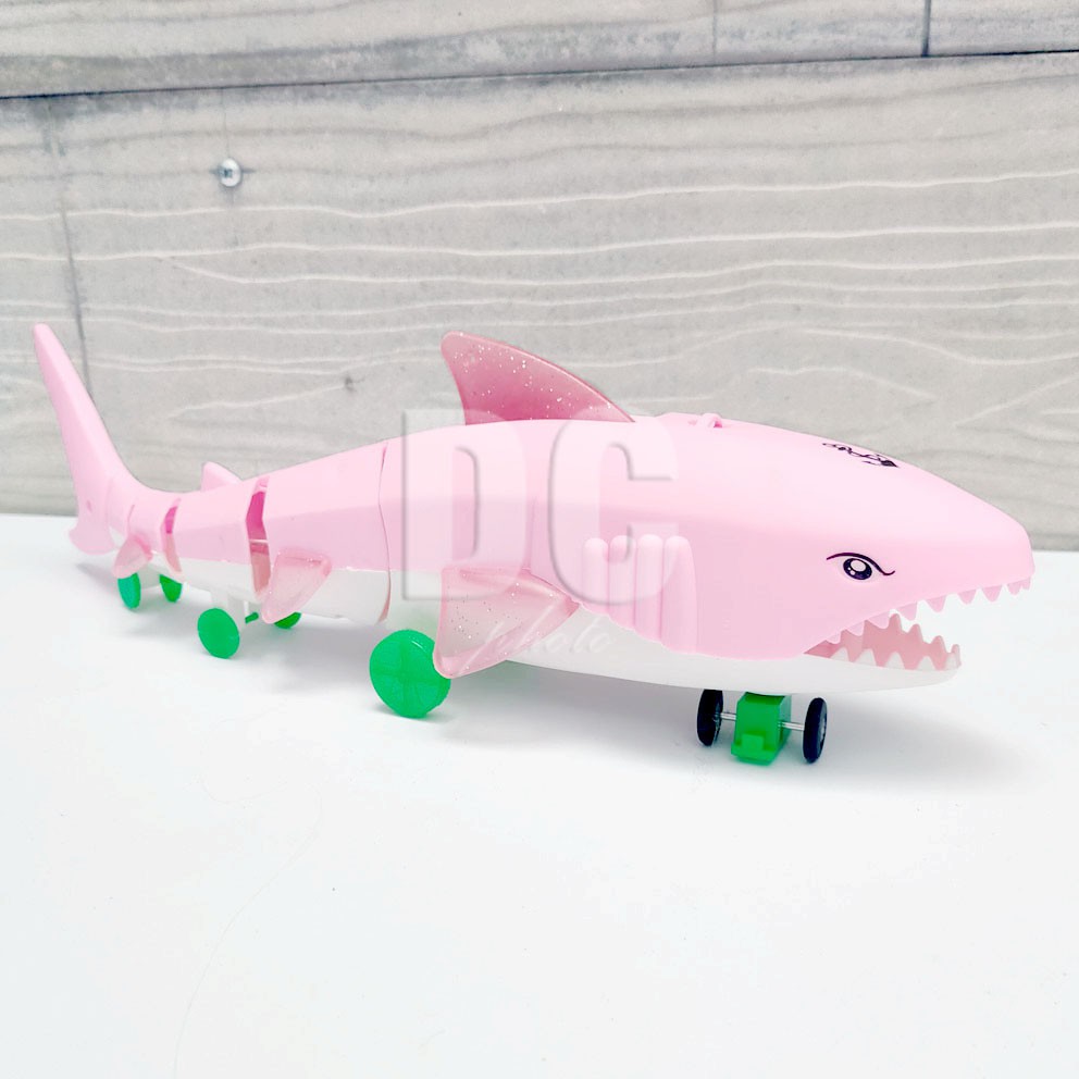 Baby Shark Musik BESAR Mainan Robot Ikan Hiu Bisa Jalan Suara