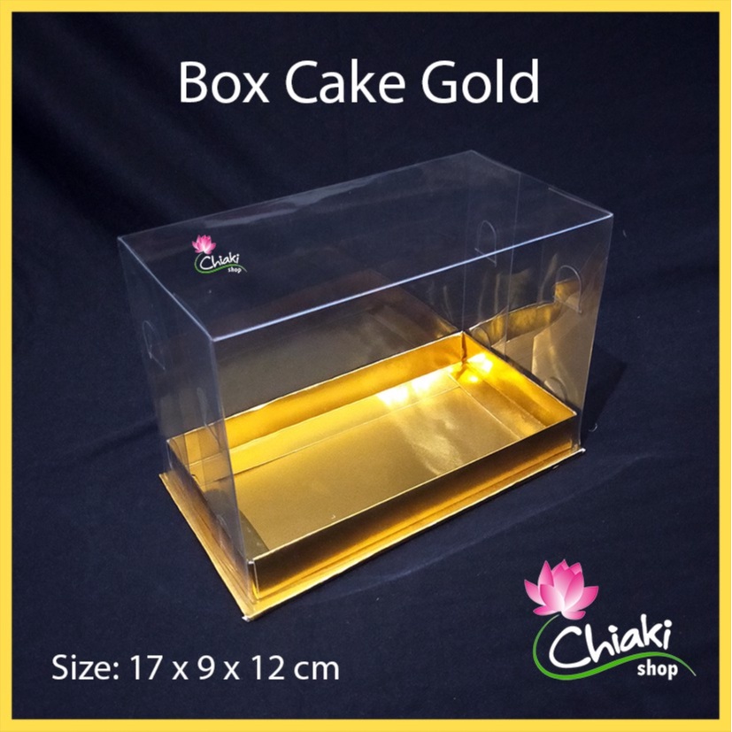 Box Mika Cupcake isi 2 Gold uk 17 x 9 cm Donat Dus Kue Kardus Emas Muffin Cake Pudding Karton Chiaki