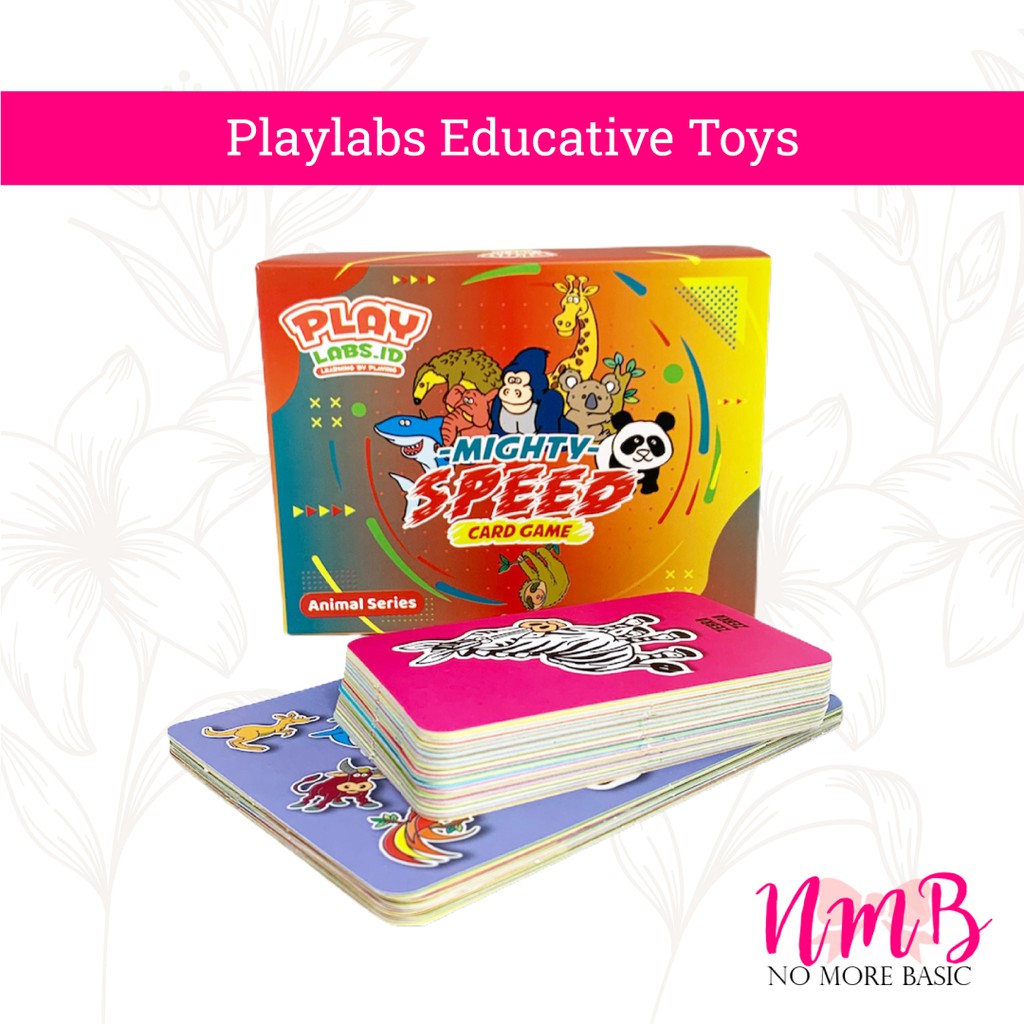 Playlabs Bundle Set Creative Expression-Mighty Speed-Busy Kids Activity Cards Mainan Edukasi Anak