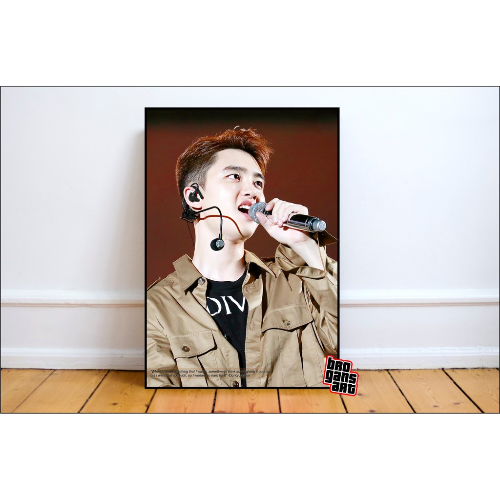 POSTER KAYU EXO KYUNGSOO