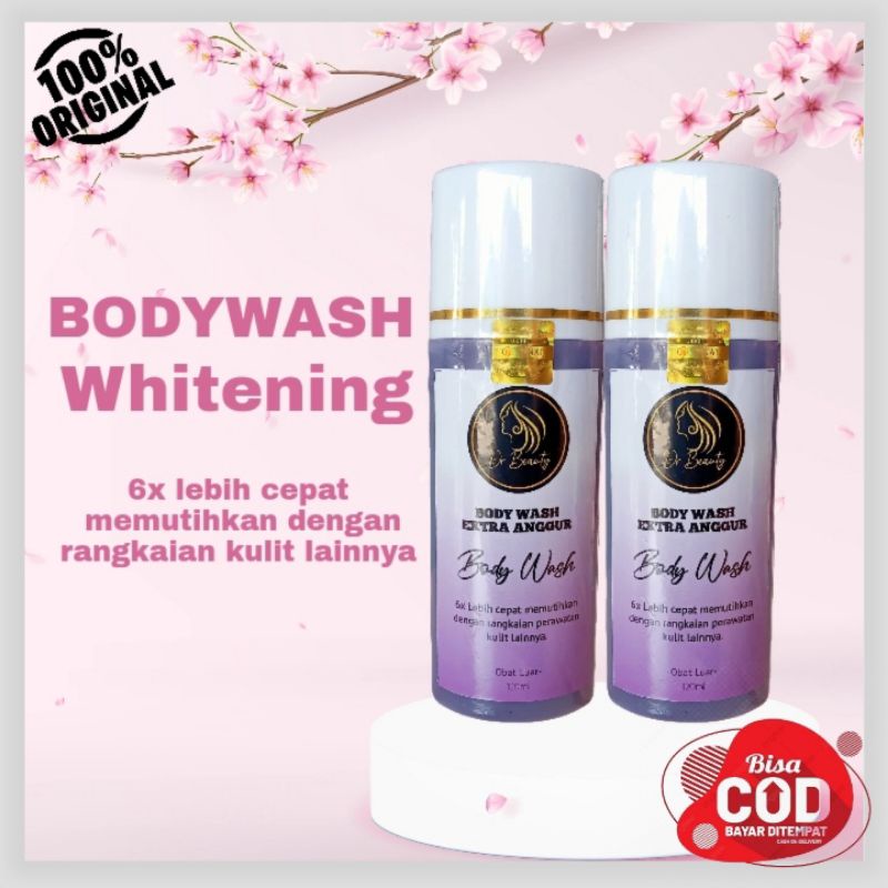 Body Wash Whitening Extra Anggur 6X Lebih Cepat Memutihkan Dan Mencerahkan BPOM &amp; Original