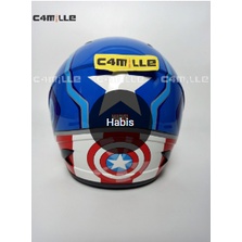 ۩ HELM MDS R3 JUNIOR CAPTAIN AMERICA AVENGER BLUE ♦