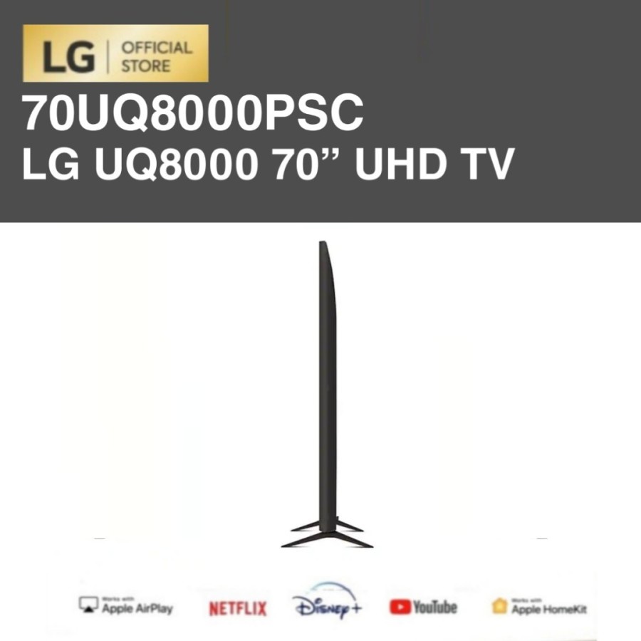 2022 LG 70UQ8000PSC / 70UQ8000 70” UHD 4K Smart TV ThinQ