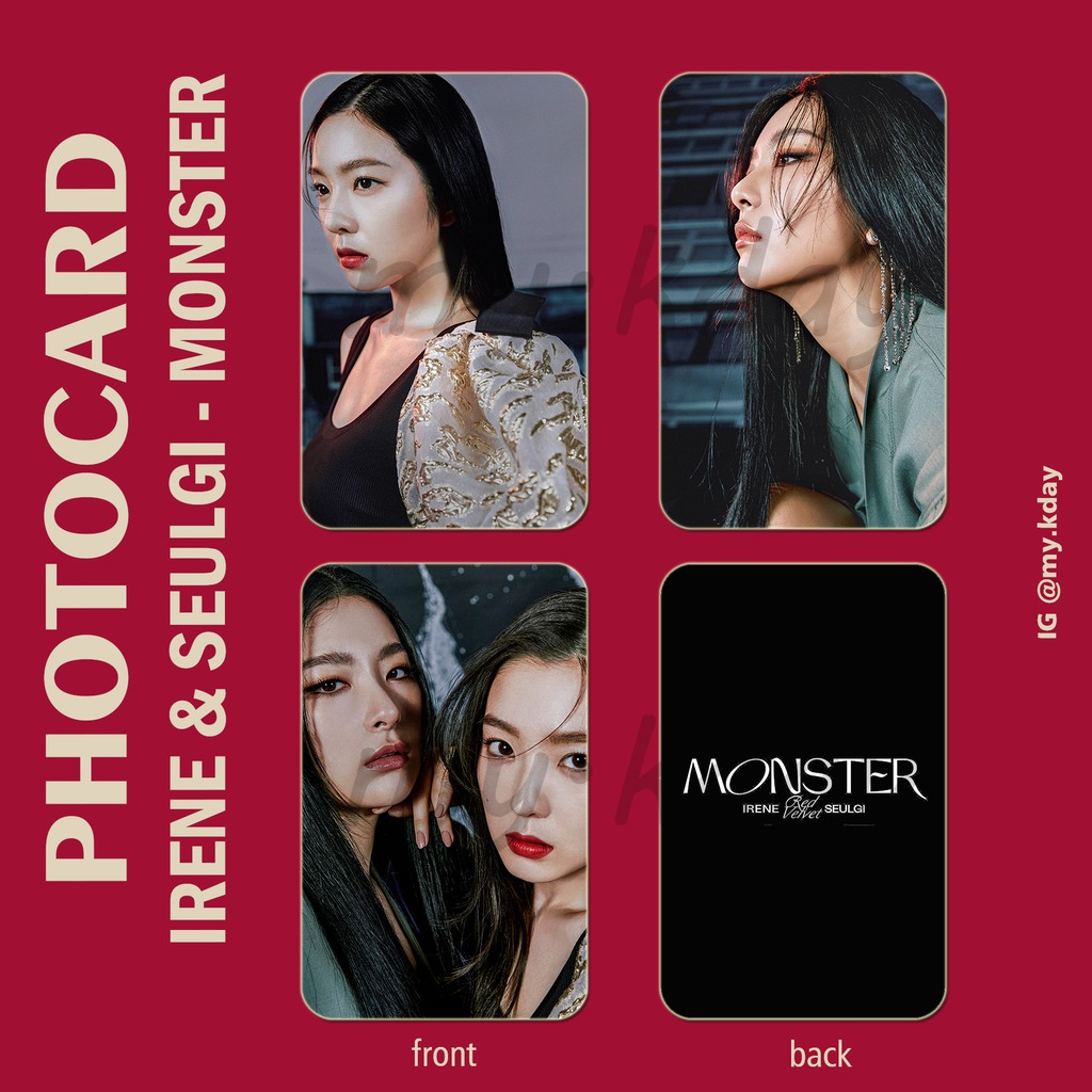PC-0135, Unofficial Photocard Irene & Seulgi Monster 2 sisi