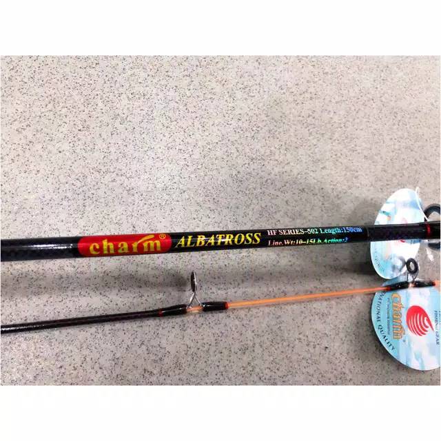 Joran Spinning CHARM ALBATROSS  joran ul,udang 2 sec