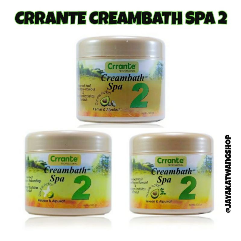 CRRANTE Creambath Spa 2 (500 GR) Double Action