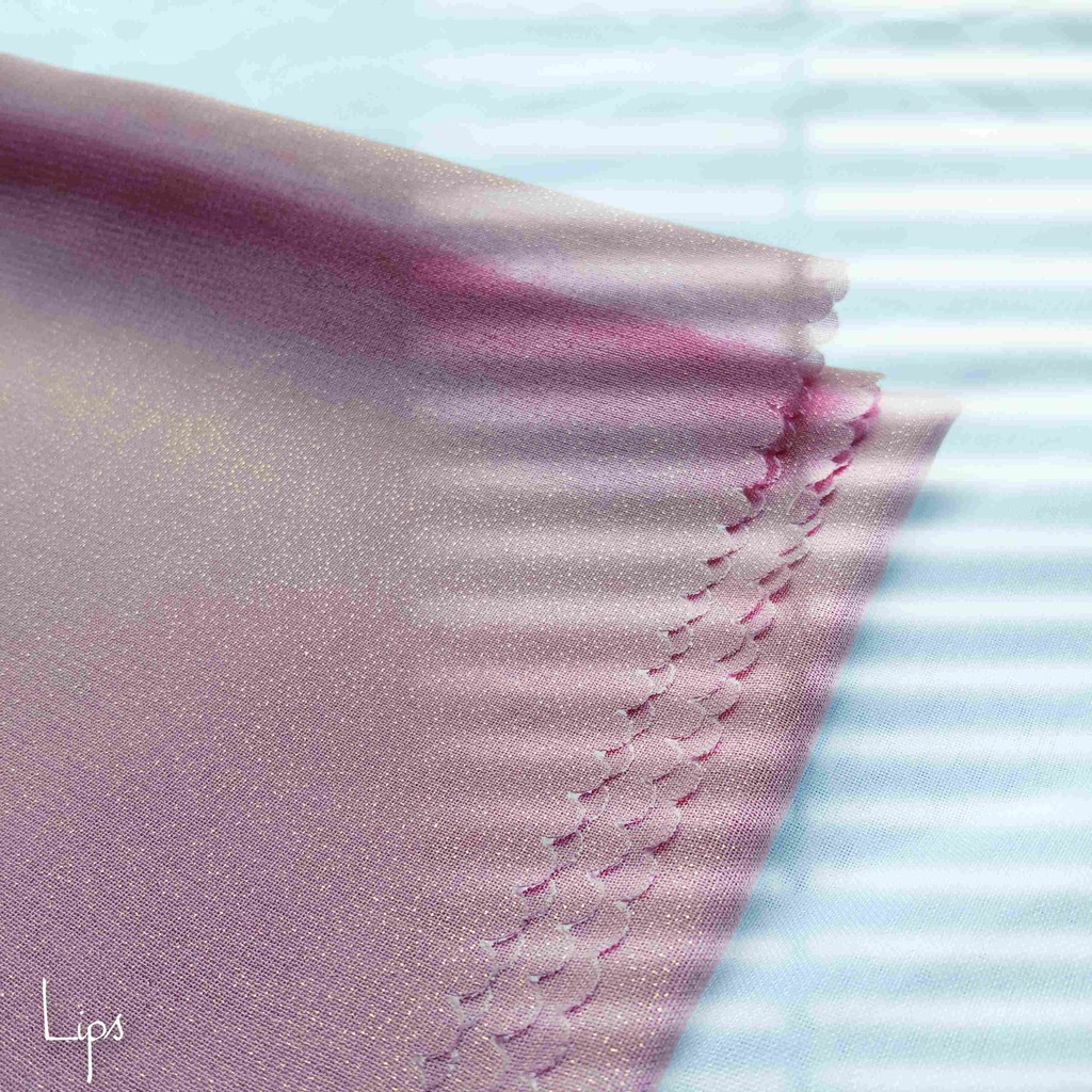 SHINAR GLAMOUR Gliter Hijab 115x115cm / Kerudung / Jilbab Segi Empat Premium-SHINAR-LIPS