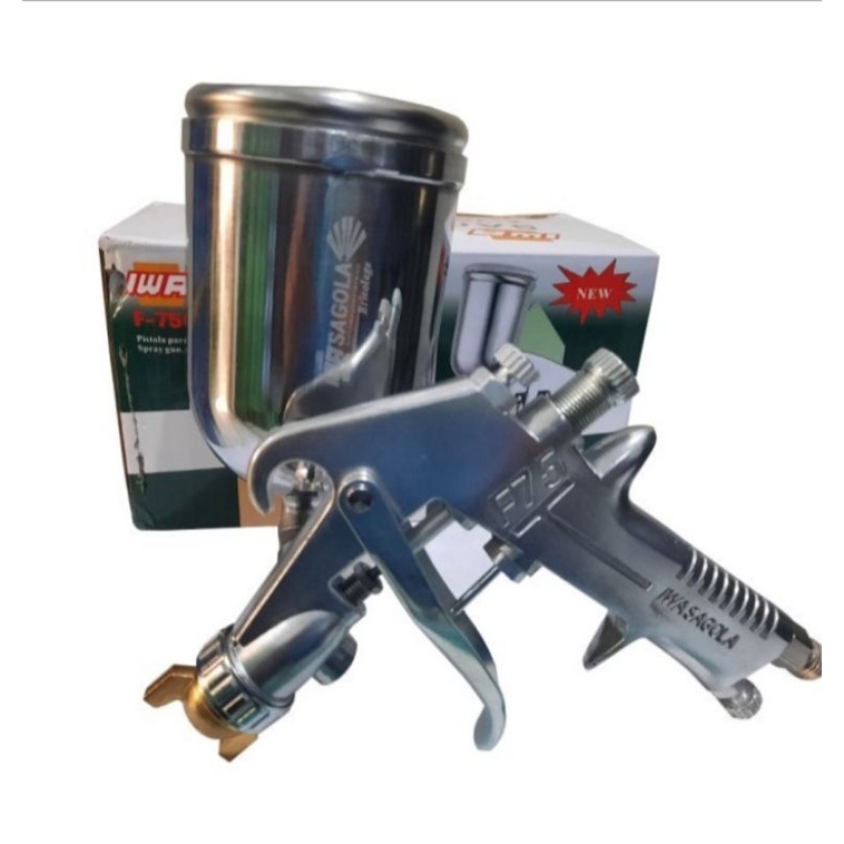 TERMURAH  IWA Sagola, mejor ssgola,spot sagola iwa tool ,iwt ,gnt sagola F75 G Spray Gun Tabung Atas