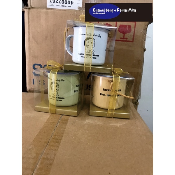 Souvenir Gelas Enamel