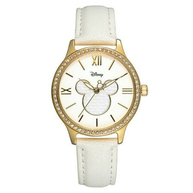 Disney Ori MS1108 Mickey Mouse Jam Tangan Wanita Perempuan Remaja White