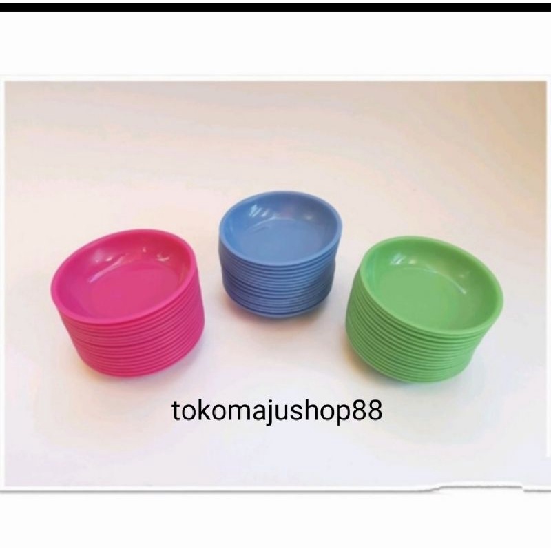 

(12 pcs) Tempat Sambal Plastik Livia Tantos 5100 / Piring Sambal Kecil