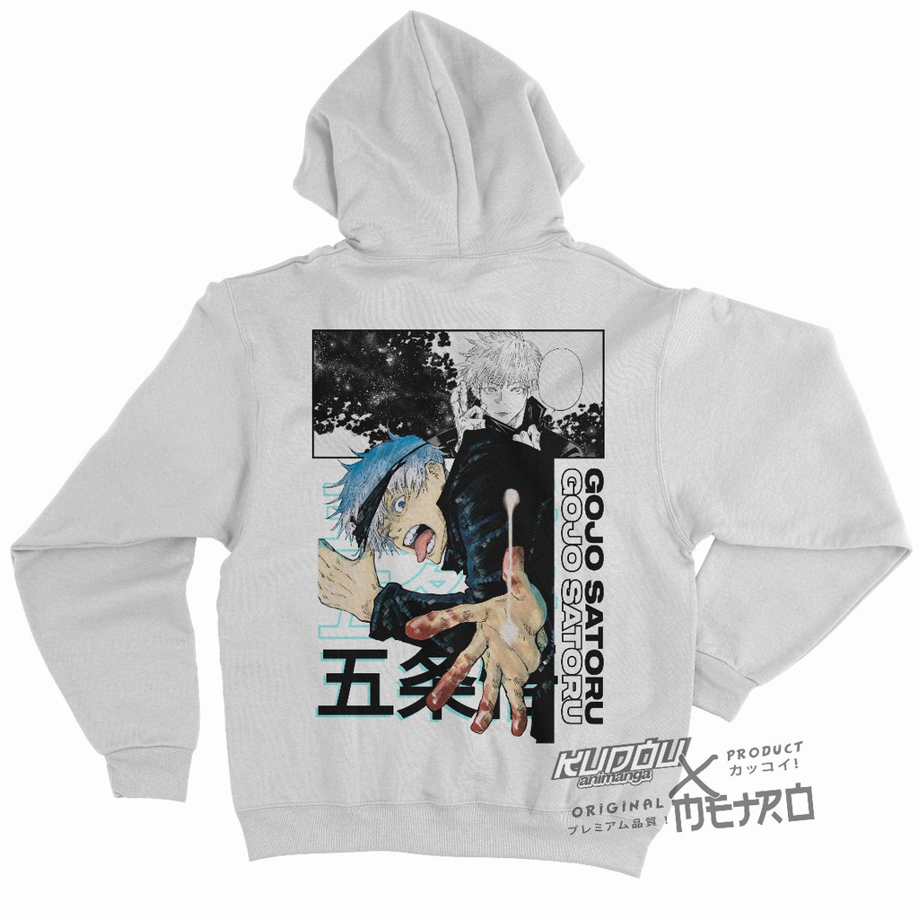 Jaket Gojo Curtain Anime Manga Jujutsu Kaisen Premium Unisex