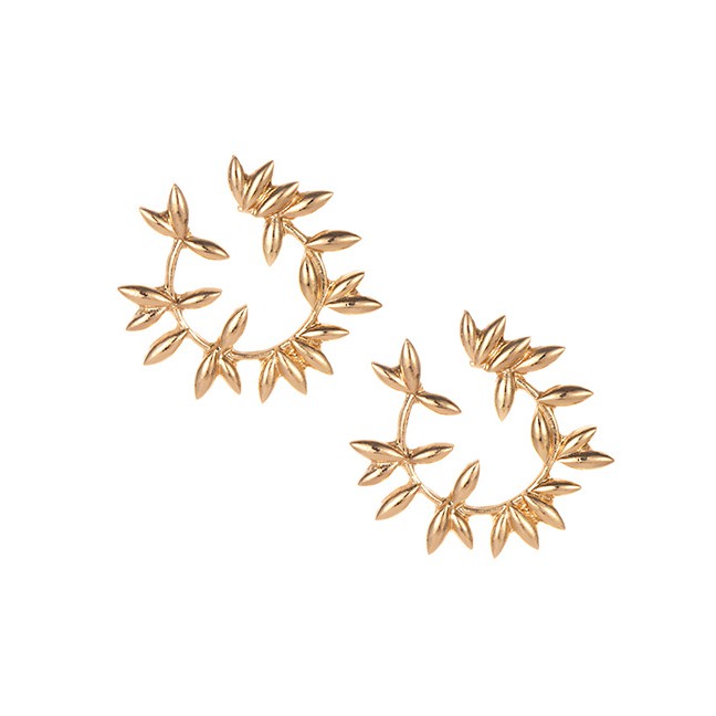 LRC Anting Tusuk Fashion Alloy Willow Earrings F4633X