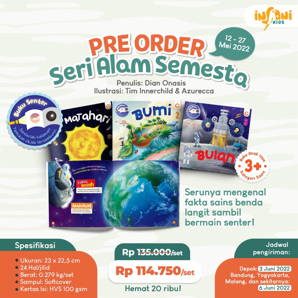 Buku Senter Seri Alam Semesta by Gema Insani