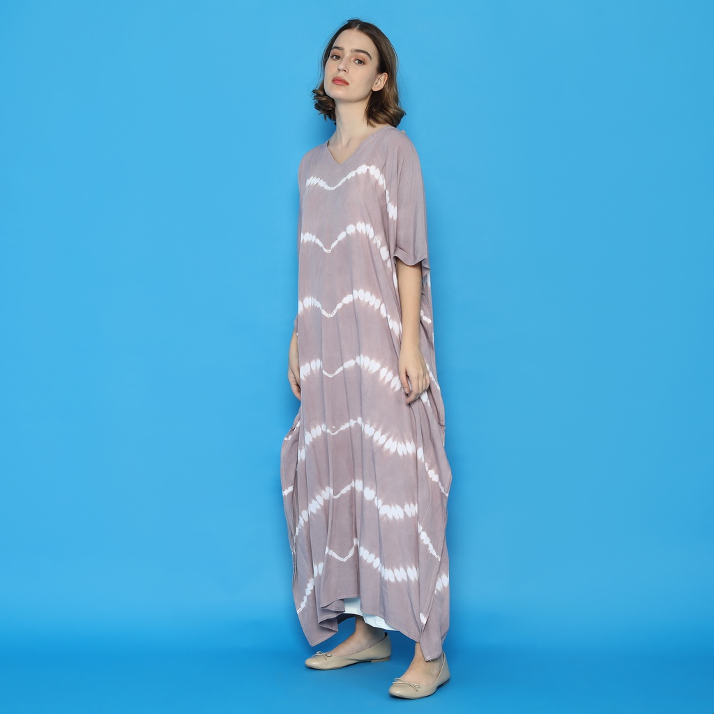 KAFTAN TIE DYE LOOSE MAXI , HOME KAFTAN , RAYON SUPER UKURAN JUMBO