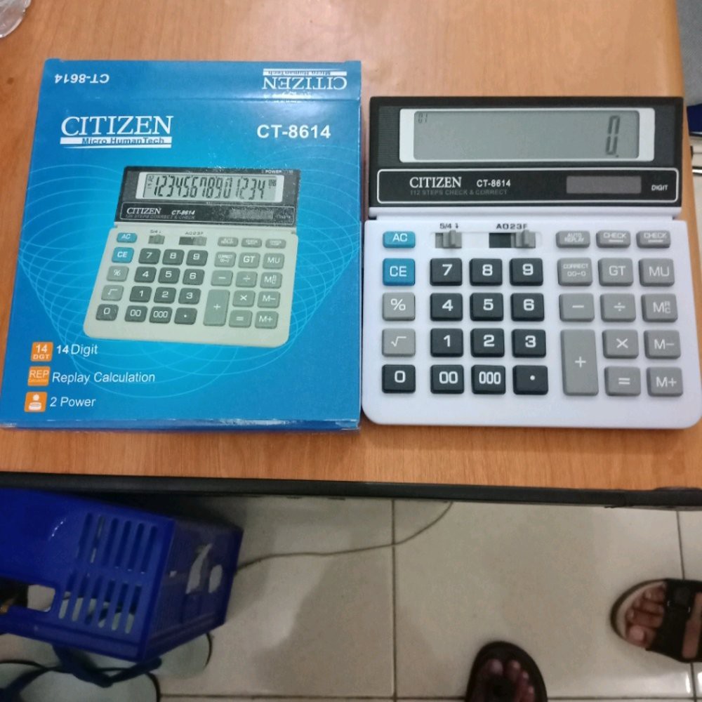 

KAKULATOR CITIZEN CT 8614 14 DIGIT