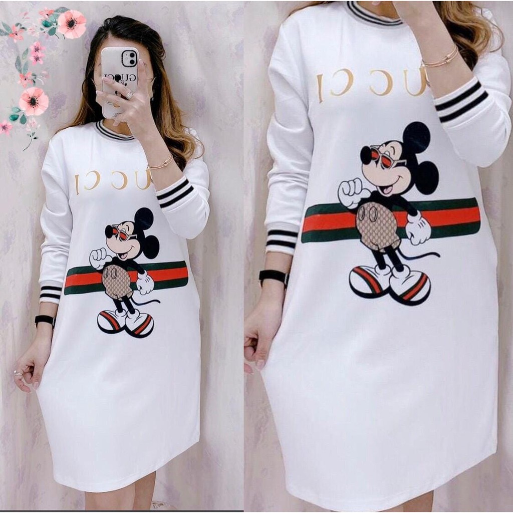 TUNIK MICKEY RIB WANITA / TUNIK JUMBO WANITA / TUNIK MUSLIM WANITA / TUNIK MICKEY SCUBA