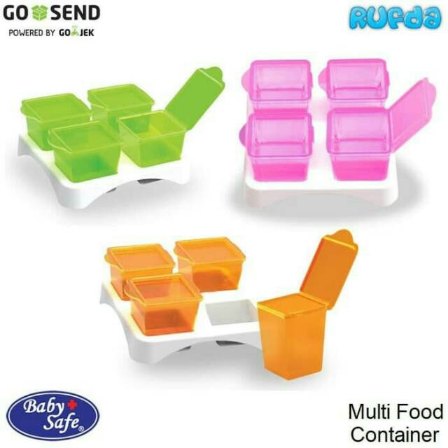 Babysafe multifood container