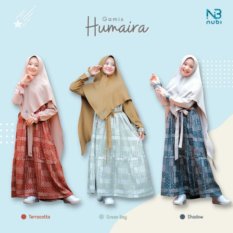 SALE Gamis humaira nubi / gamis sarimbit anak
