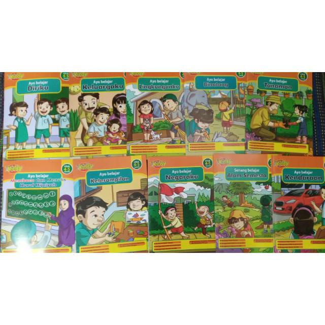 Buku Paket Tematik Tk Kiddy Shopee Indonesia