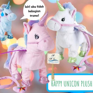 happy unicorn doll