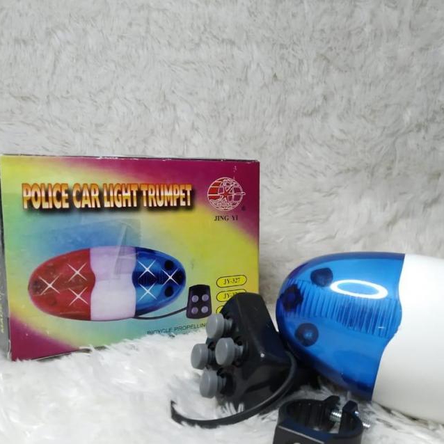 BELL / KLAKSON SEPEDA 4 SIRINE POLICE SOUND + LAMPU