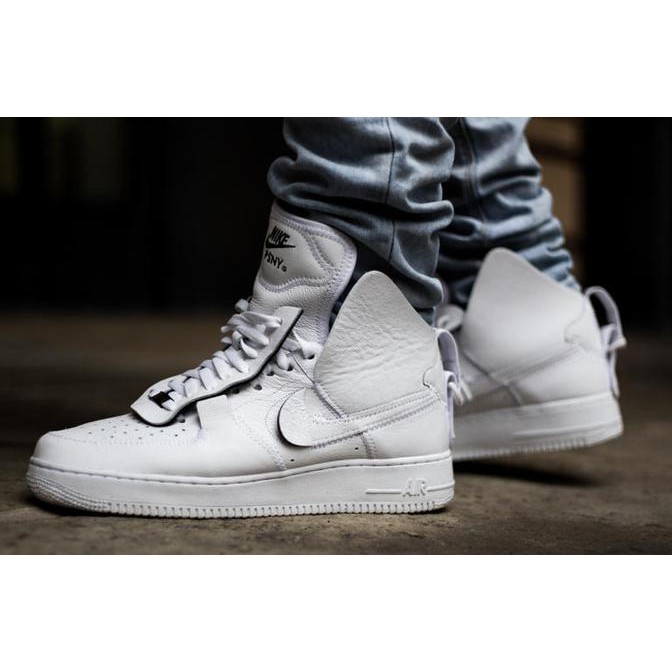 Nike Air Force 1 High PSNY White Sneakers Sepatu Jalan Pria PREMIUM