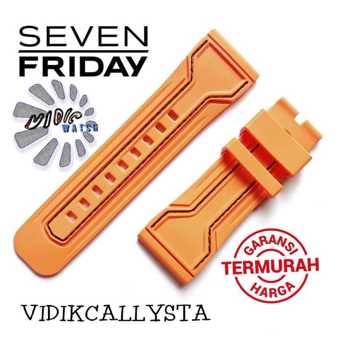 TALI JAM TANGAN SF SEVEN RUBBER STRAP 28MM