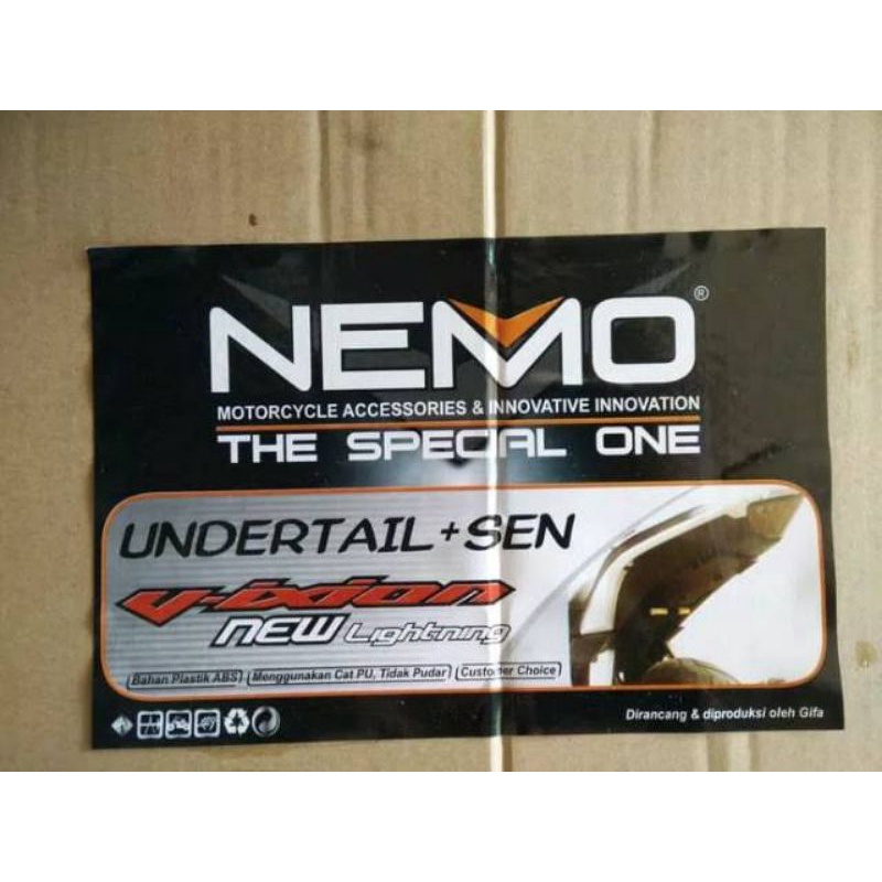 UNDERTAIL UNDERTRAIL SELANCAR VIXION NEW / UNDER TAIL VIXION NEW + LAMPU SEN NEMO ORIGINAL