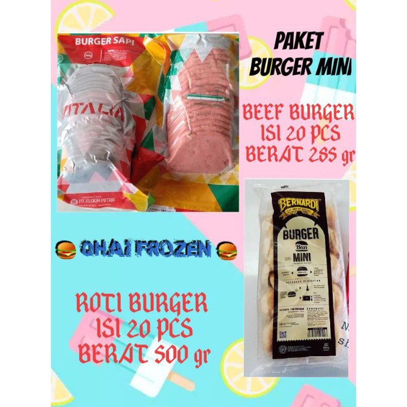 

PAKET BURGER ISI 20 PCS
