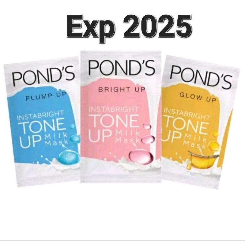 Pond's Instabright Tone Up Milk Mask GLOW UP / BRIGHT UP Sheet Mask Ponds