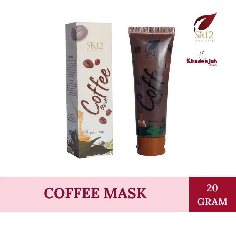 Ampuh ! Coffee Mask / Masker Kopi / Eksfoliasi / Flek Hitam / Jerawat / Bekas / Komedo / SR12 / Tube