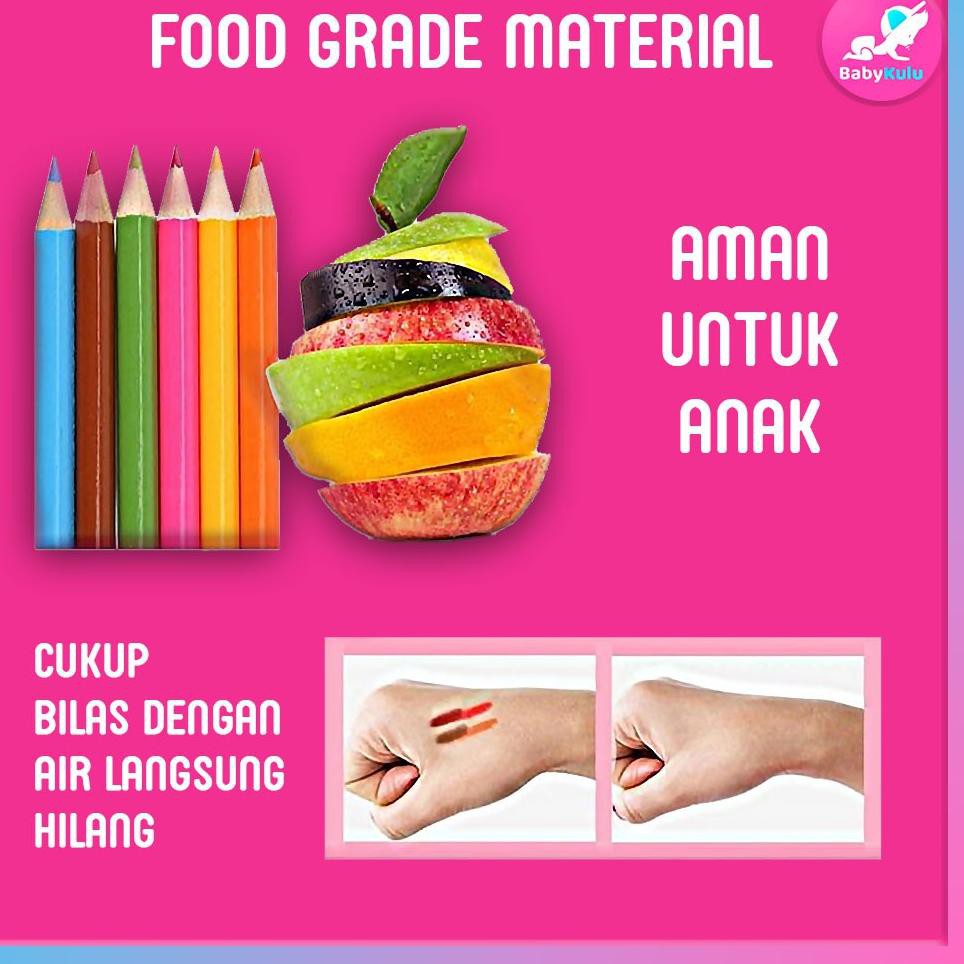 

150 pcs Pensil Crayon Krayon Cat Air Spidol Watercolor Water Color Warna Set Lengkap Gambar BK3 2 (K