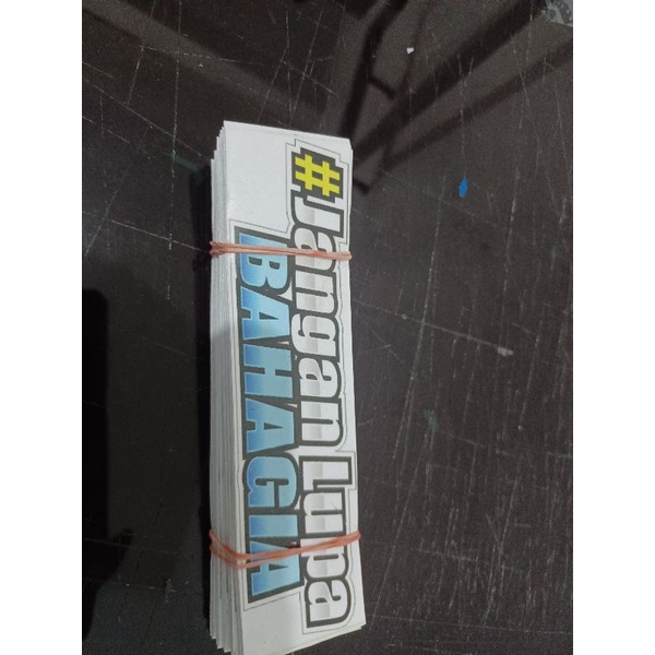 sticker jangan lupa bahagia