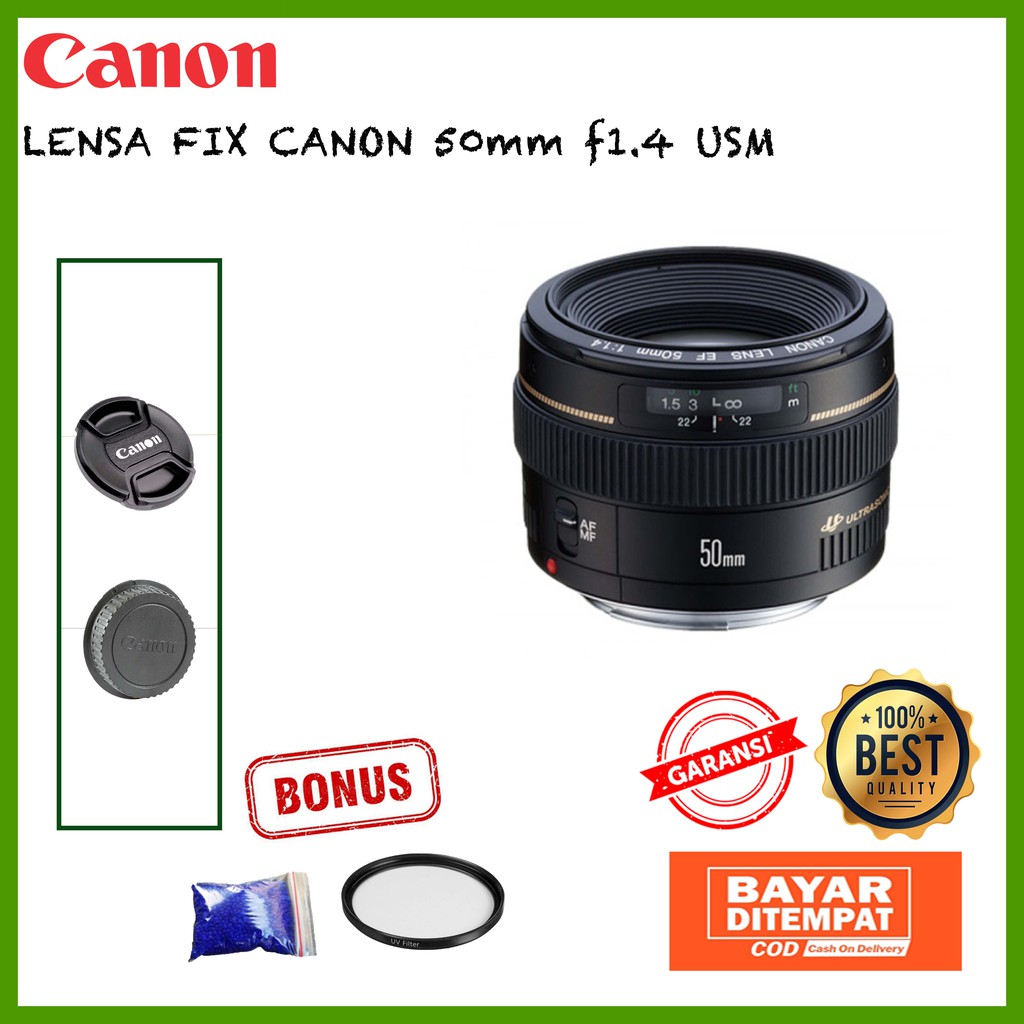 Lensa Fix Canon 50mm F1.4 USM