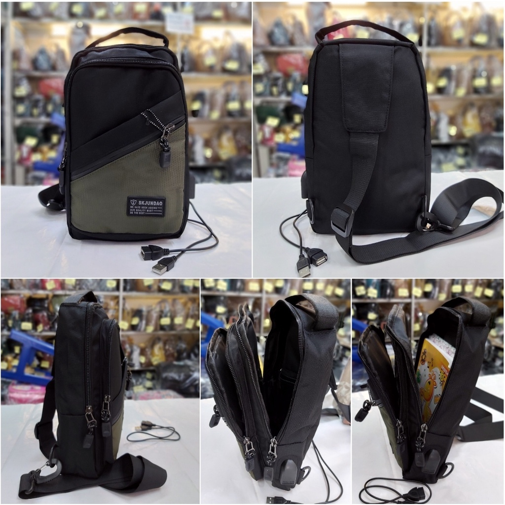 Tas import slingbag selempang pria
