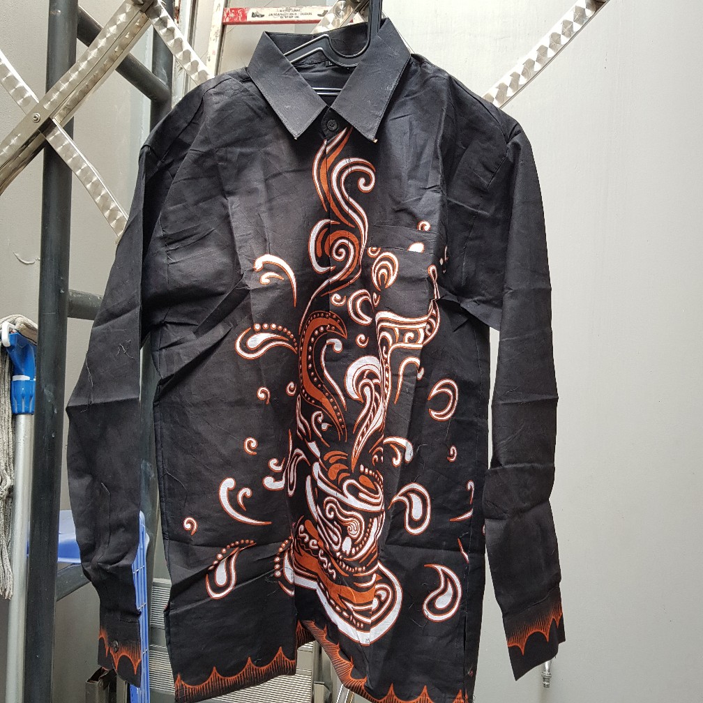 Kemeja Batik Pria Motif Coffee Latte Lengan Panjang /kemejapria/kemejabatik/batikpria/batikmodern