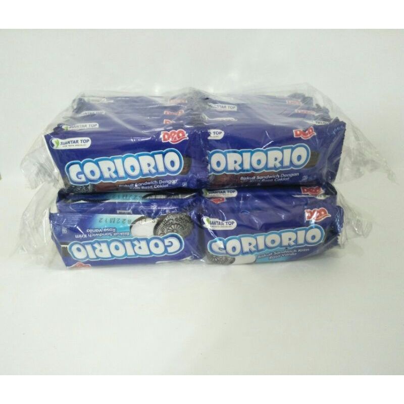 

SNACK GORIORIO BISKUIT SANDWICH KRIM RASA random PER PCS