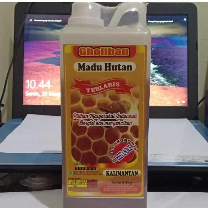 

PROMO Madu Hutan Kalimantan Gholiban Plus Bee pollen Dan Royal Jelly 1Kg MURAH