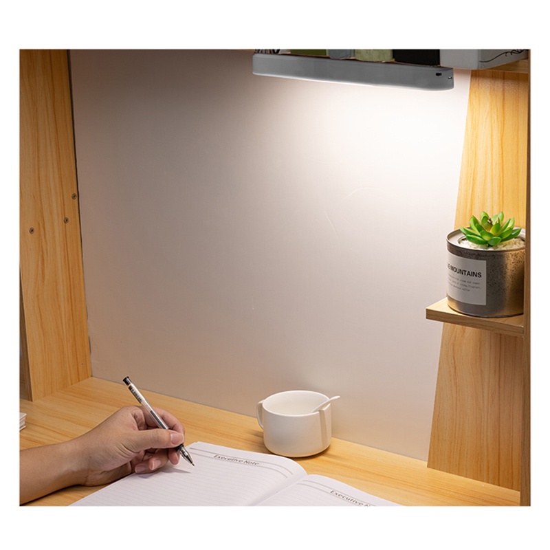 [1Pcs LED Desk Lamp] [USB Rechargeable Energy Saving Eye-caring Table Lamps] [Office &amp; Household Reading Light]