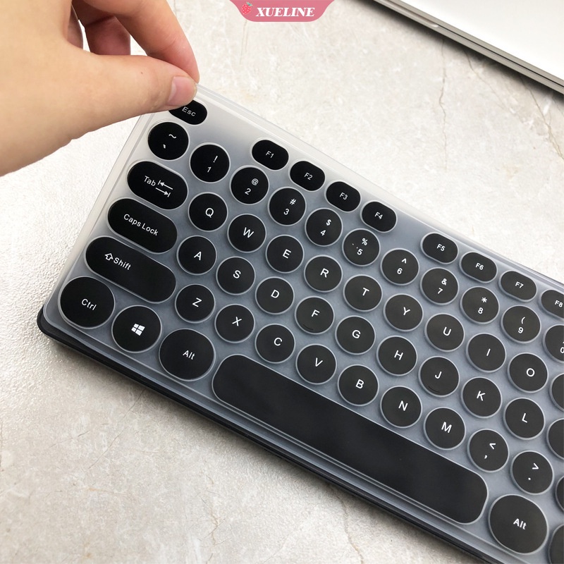 Skin Cover Pelindung Keyboard Bentuk Bulat Anti Air Gaya Punk
