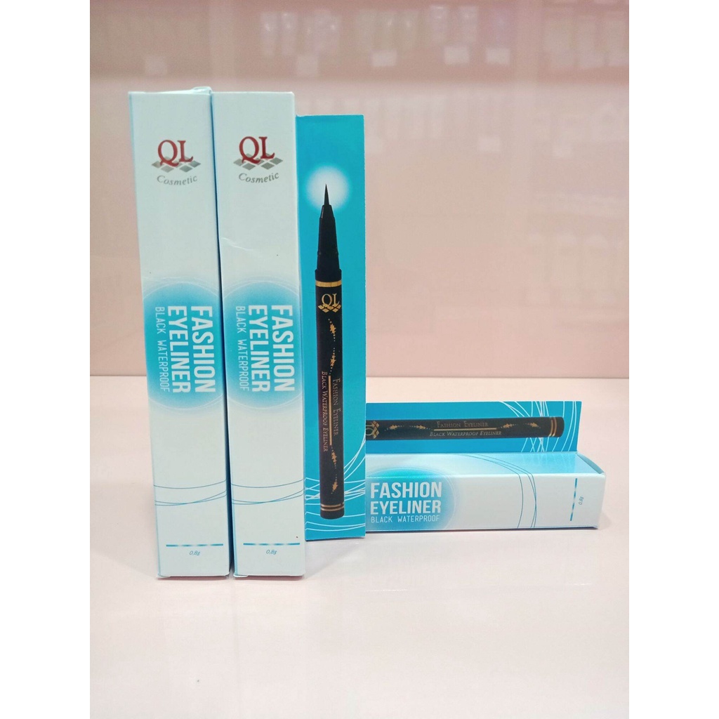 QL Fashion Eyeliner Black Waterproof 0.8 gr / QL Fashion Eyeliner Waterproof