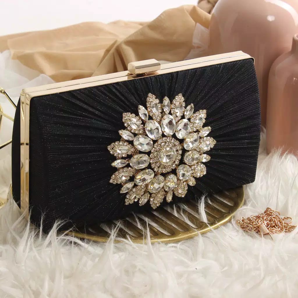 201673 Tas Pesta Wanita Import Clutch Cewek Mewah Elegan Party Bag Cewe (1 KG MUAT 2) BQ3362 CR7623