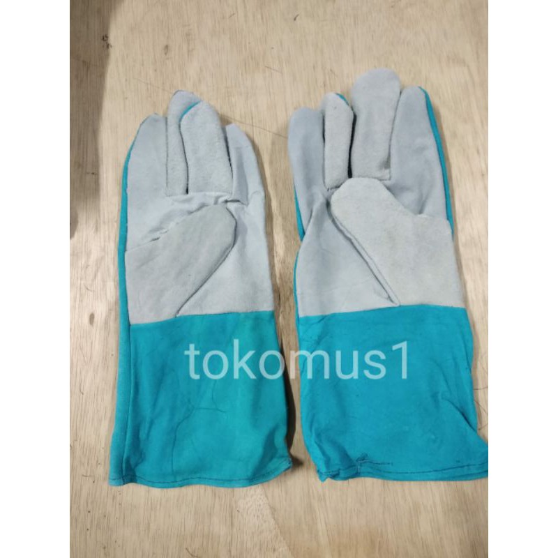 SARUNG TANGAN LAS KULIT KOMBINASI/WELDING GLOVE-STAMVICK