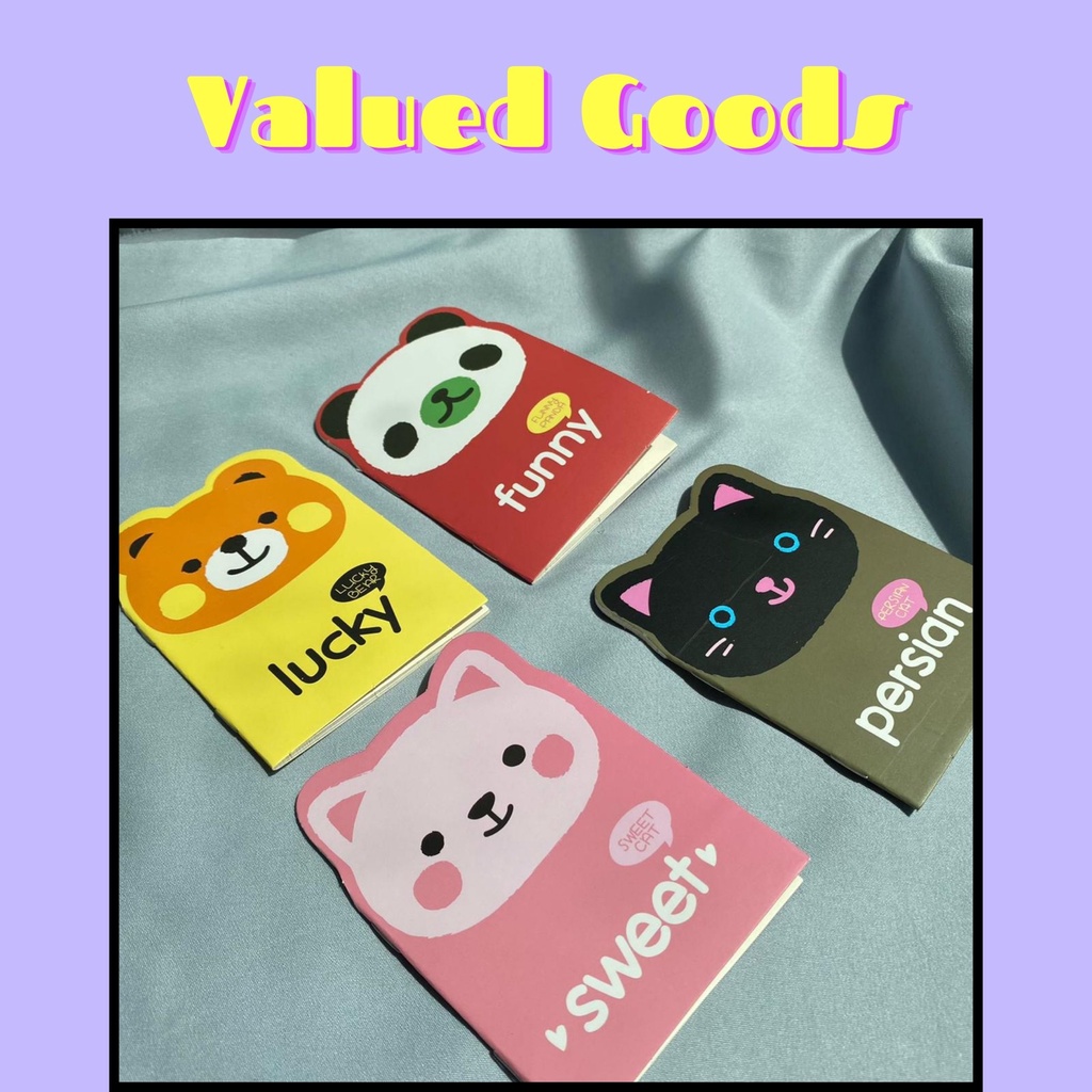 

BUKU A6 MINI ZOO BUKU TULIS SEKOLAH BINATANG LUCU